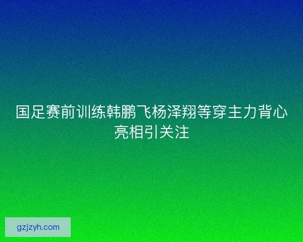 国足赛前训练韩鹏飞杨泽翔等穿主力背心亮相引关注